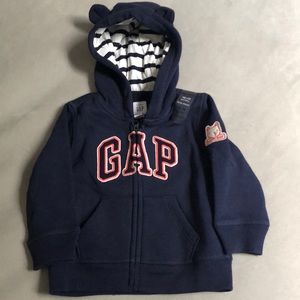Gap hoodie sweatshirt.  12-18 months NWT